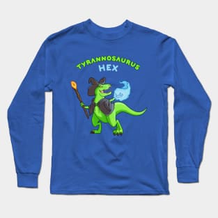 T Hex - Blue Long Sleeve T-Shirt
